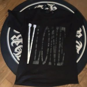 Vlone Reflective Black Tee